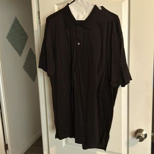 Black Peter Millar Golf Shirt line new worn 2 times.